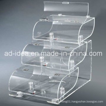 Special Design Acrylic Display Stand for Supermarket Food Promotion (YT-33)